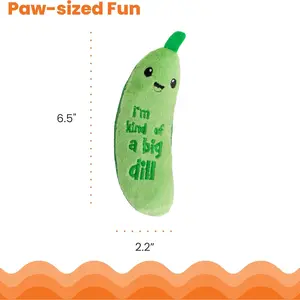 Crunchy Pickle Kicker Dental Catnip Cat Toy