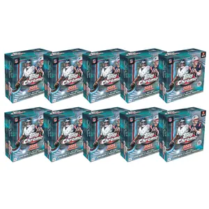 PYT BREAK #498 (x10 BOXES) - (x10) 2025 Topps Chrome Football MEGA Boxes - Sports Trading Cards