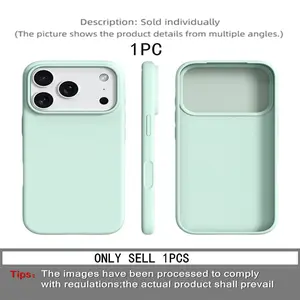 Luxury Lens Frame Case, Ultra-Thin Liquid Silicone Soft Shell, Compatible with iPhone 17 Pro Max/16/15/14/13/12/11 Pro Max/XR Plus