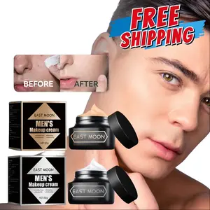 Men’s Makeup Cream Natural Concealer & Color Corrector Face Cream Makeup Cream Oil Control Water-Based, Non-Sticky, No White Cast , NO Makeup Look for Daily Use