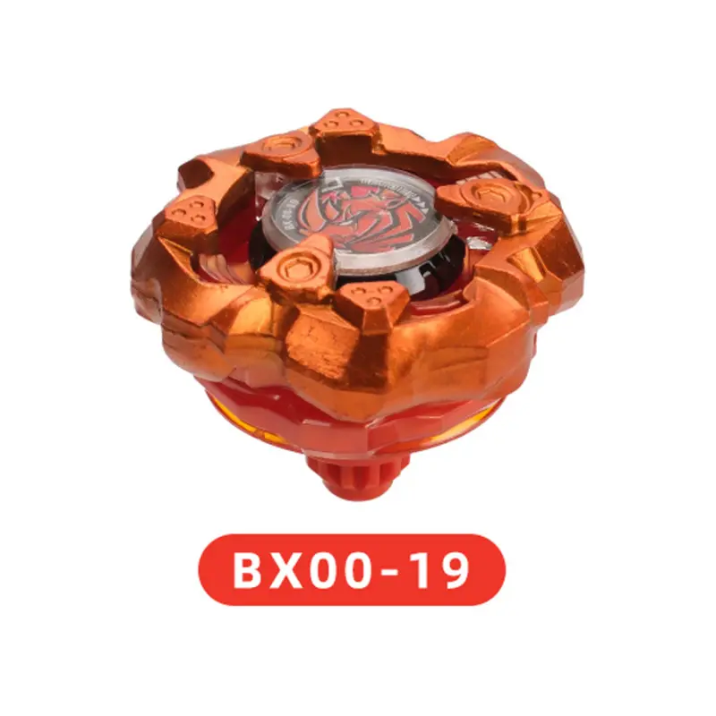 X Series BX Series BX-00-19 Tiger Claw Spinner Attack Type High Burst Impact, Tiger Claw-Shaped Attack Blades, Metallic Orange Colorway, Tiger Theme Design 4.8 cm (1.88 in) Children's Gift Collectible Toy Spinning Top