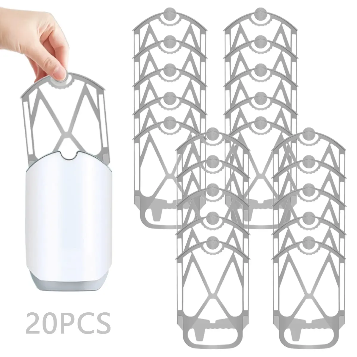 10/20 Pack Flying Trap Refills Compatible with Flying Insect Trap Refill, Insect Replacement Kit for zzevo M364 M364A and Max Fully Compatible Size