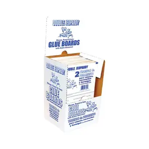 212 MAIN Perforated Jt Eaton 182B Double Jeopardy Banana-Scented Glue Boards, 72-Pack Rodent Trap for Office & School Stationery Supplies