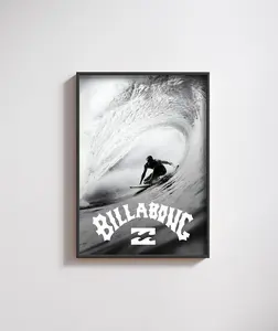 Billabong Vintage Surf Poster | Surf Room Aesthetic Ripcurl | Car Poster Unframe |High Quality Paper