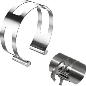 3 Inch Universal Stainless Steel Exhaust Clamp for Welding and Exhaust Pipe Repair