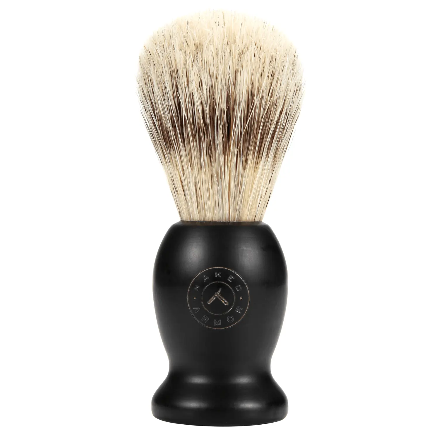 Naked Armor Swedish Black Wood Synthetic Shaving Brush