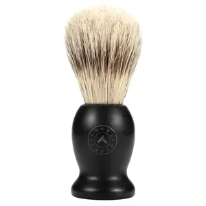 Naked Armor Swedish Black Wood Synthetic Shaving Brush