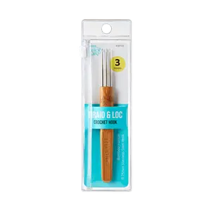 Kiss Colors & Care Braid & Loc Crochet Hook - 3 Hooks