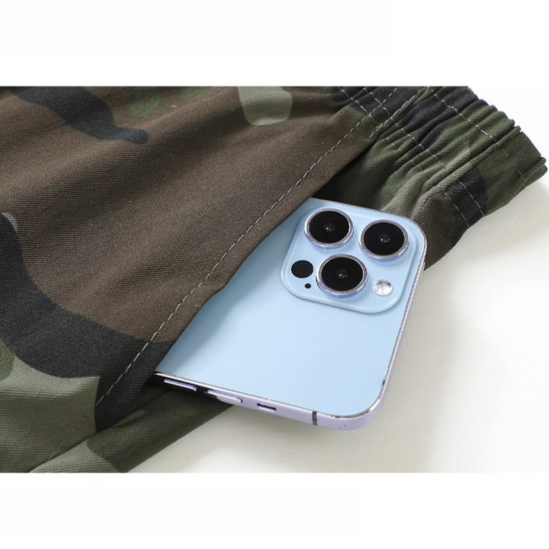 3-Pack American Style Camo Work Trousers - Multi-Pocket, Stretch Waist, Heavy Duty Tapered Pants for Daily & Work Casual Comfy Elastic Man pantalones para hombre pants for men cargo pants for men