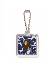 Bape Go Ape Pointer Keychain Navy