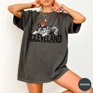 Cleveland Comfort Colors T-Shirt, Retro Cleveland Brown Football Shirt, Cozy Unisex Sportswear, Classic Team Spirit Fan Gift