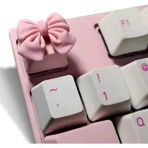 Bow-Ties Cute Keycap,Custom Keyboard Keycaps Kawaii  Keycaps OEM R4 Profile ESC Keycap for Cherry MX Switches Mechanical Gaming Keyboard DIY (1pcs)