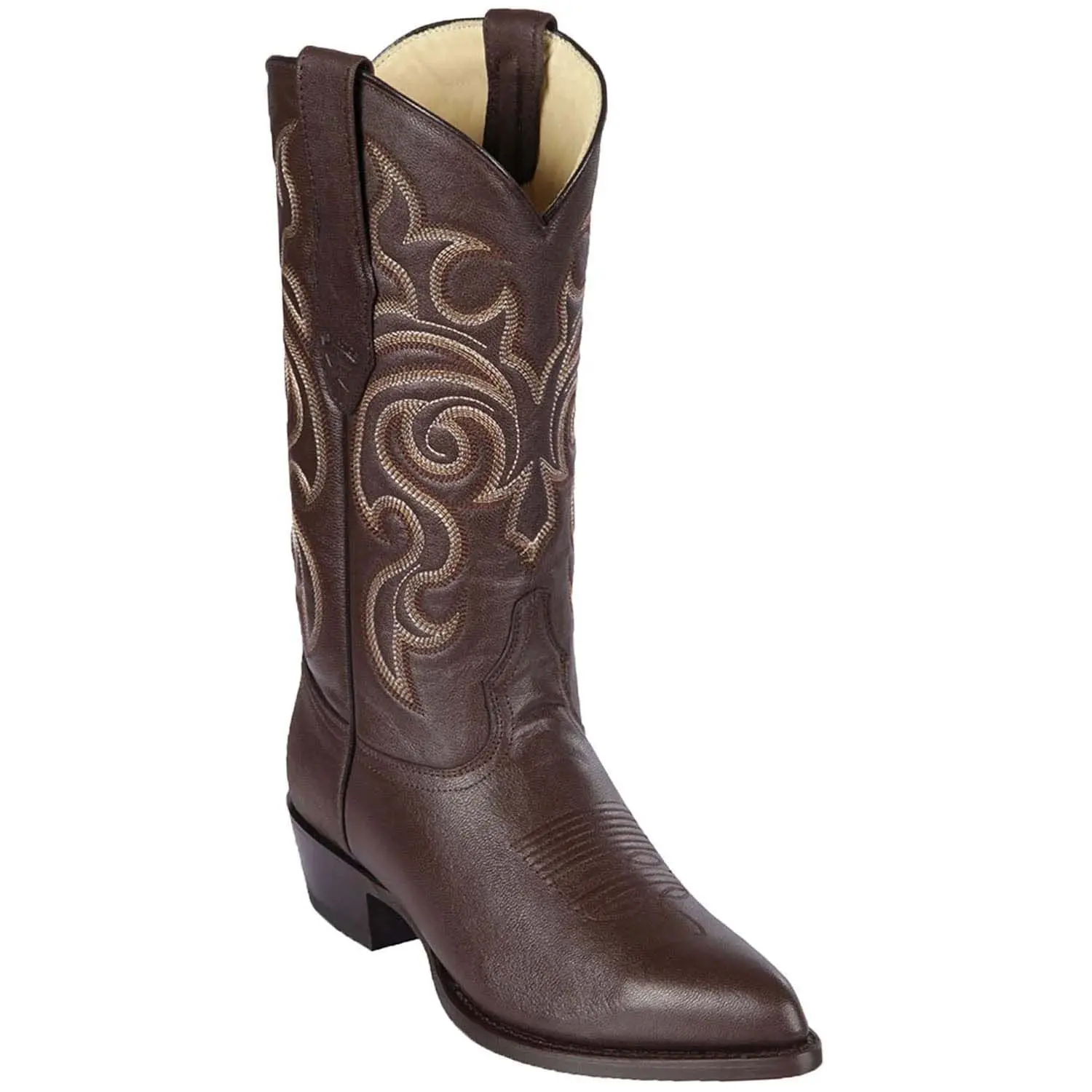 Los Altos Men's Genuine Leather Western Cowboy Boots J Toe Handmade