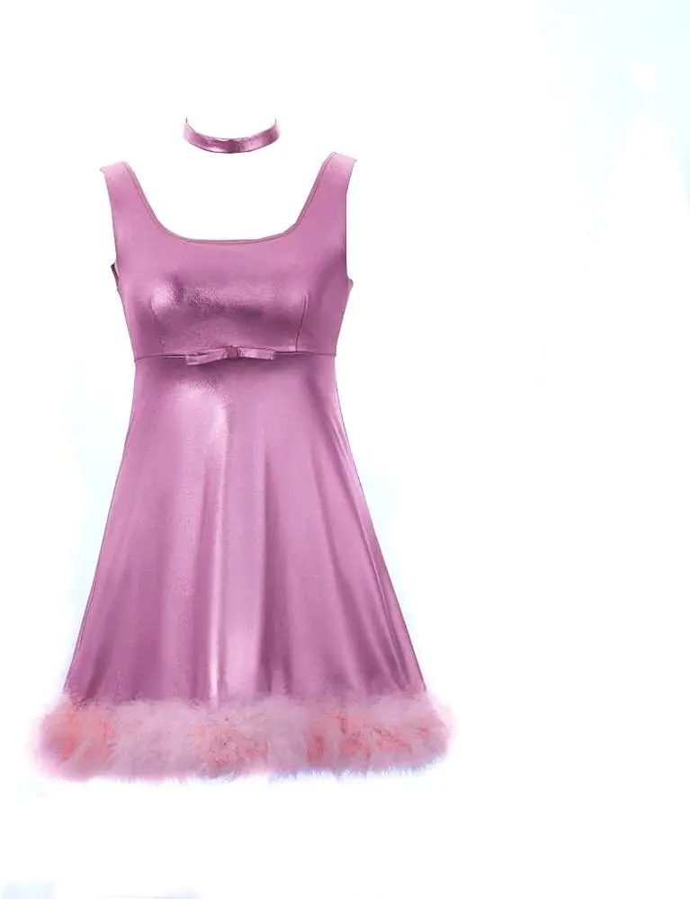 Romy and Michele's High School Reunion Costume Michelle Cosplay Dress Sexy Movie Character Costumes Outfit Adult