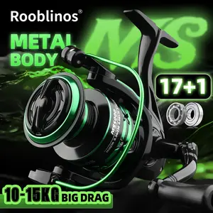 Heavy Duty Saltwater Spinning Reel | 55LB Max Drag 25KG Powerful Brake, All-Metal Solid Build, 6+1 Sealed Bearings, Corrosion Resistant, CNC Aluminum Spool, Long Casting, Smooth Retrieve | For Tuna GT Monster Fish, Surf Fishing, Offshore Jigging