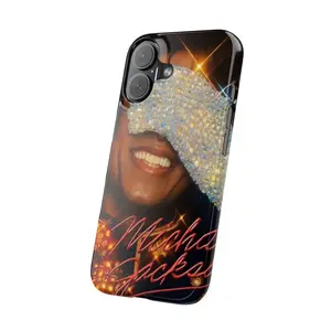 MJackson portrait Magsafe Tough phone case, Pop Icon Design Cover, For Iphone 17 16 15 14 13 12 11