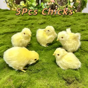 Easter Chick Decoration Collection, Spring Easter Home and Outdoor Decor Essential, Easter Gift Basket, Durable Plastic Ornament