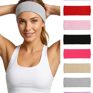 Summer Anti-Slip Sports Headbands, Elastic Soft Running Fashion Sweat-Wicking Breathable, Unisex for Sport and Travel