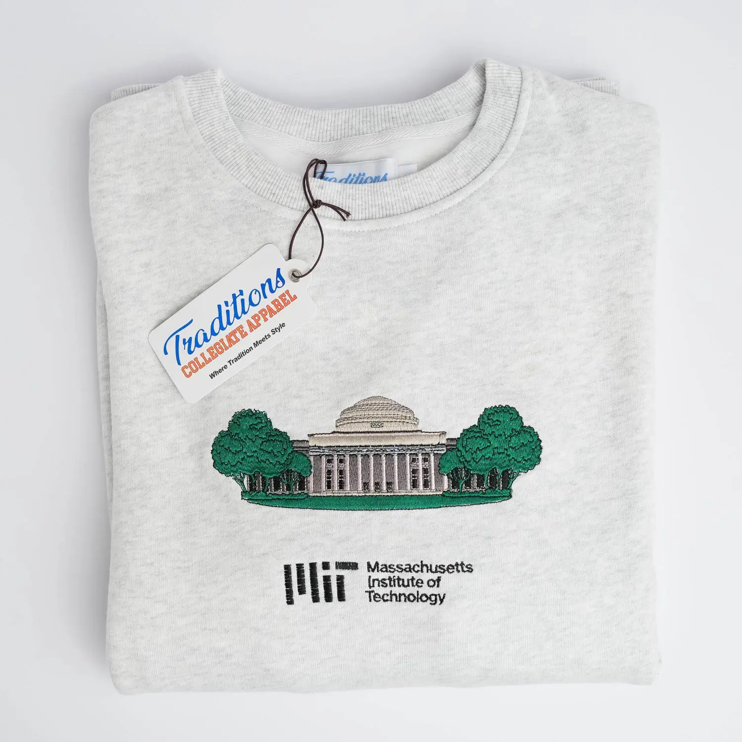 MIT Crewnecks, Embroidered Sweatshirt