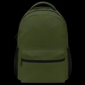 The Blank Slate - Forest Green 15" School Backpack