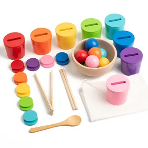 8 Color Classification Cups, Shape Recognition Shape Sorter Desktop Game, Multifunctional Educational Toy, Learning Tool, Interactive Game