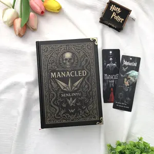 Manacled Illustrated 3in1 Hardcover Book by SenLinYu, Dramione Fanfiction Special Edition, Harry Potter Inspired, Booktok Favorite, Gift For Bookish