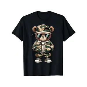 100% Cotton Golf Gift T-Shirt For Men and Women mens camo hip hop teddy bear graphic t shirt 100 cotton soft breathable short sleeve   for summer casual round neck   fit machine washable streetwear fashion graphic tee knitted texture black -1