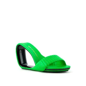 United Nude Mobius Hi Puffier Neon Green Sandals with Comfortable Sole and Stylish Design
