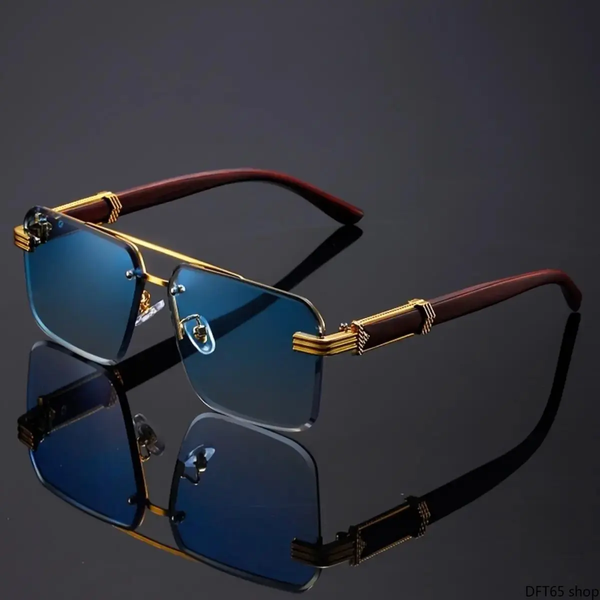 4-Pack Retro Square Sunglasses for Men and Women, Full Rim Double Bridge Eyewear with Lightweight Frames for Parties, Travel and Daily Wear
