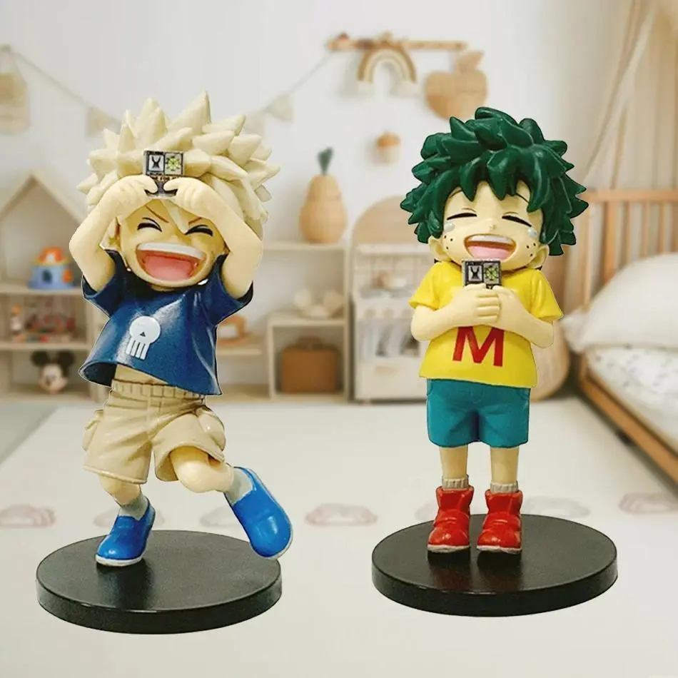 Childhood Izuku Midoriya / Childhood Katsuki Bakugo Figure Model Decoration Doll