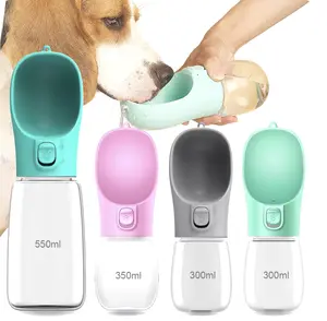 Dog Water Bottle For Pet Dogs Cats Water Feeder Bowls Outdoor Travel Leakproof Puppy Drinking Container water dispenser pet travel