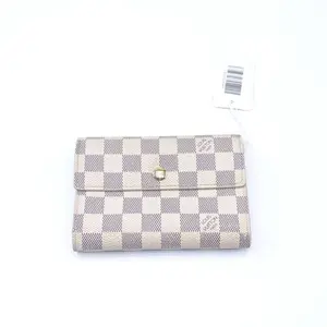 Pre-owned Louis Vuitton White Monogram Medium Zip Around Wallet CCB27221