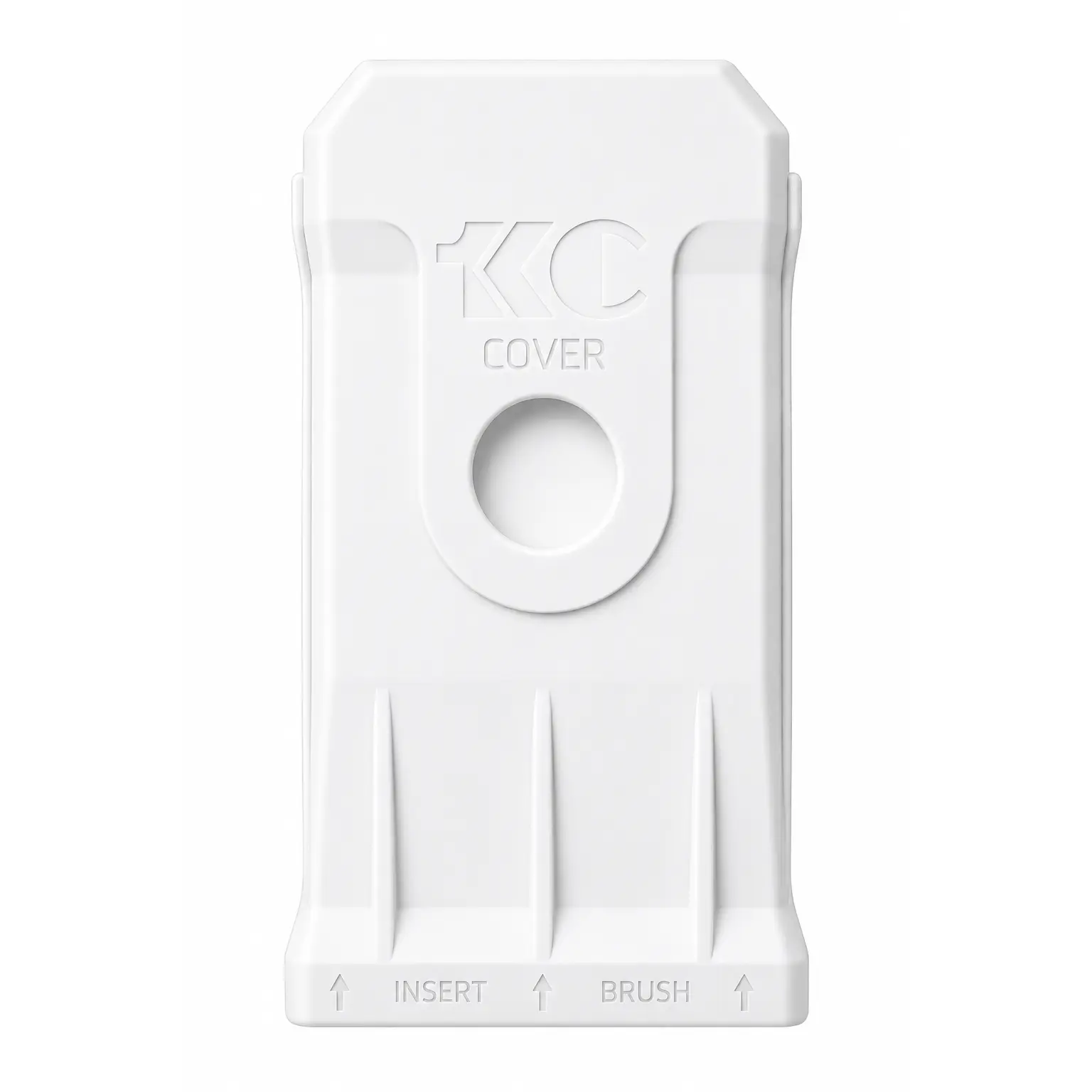 1KC Cover Premium Silicone Paint Brush Cover – White 2.5"