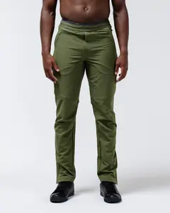 BLACK CREST Interval Jogger Men's Recycled Polyester Joggers with 4-Way Stretch Fabric Antimicrobial Properties & Zippered Pockets for Comfort and Mobility