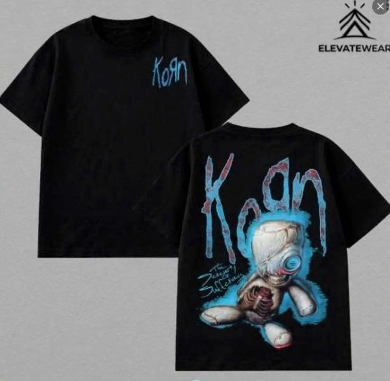 Represent your favorite rock band with this Korn Character Graphic T-Shirt featuring unique artwork inspired by the band's iconic visual style. Designed for music lovers and streetwear fans alike, this premium tee offers comfort, durability, and a tim CH9
