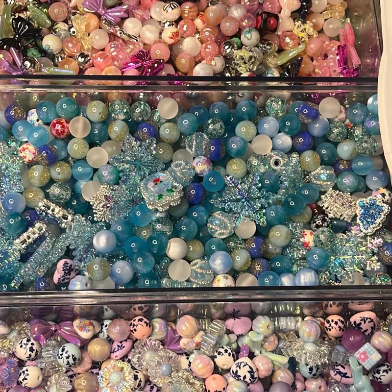 Fill a 1200ml Bag Mixed Bead Bar - Colorful Assorted Beads for Your Needs