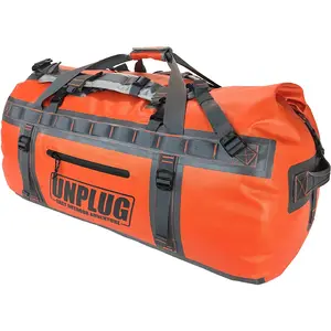 UNPLUG Ultimate Adventure Bag -1680D Heavy Duty Waterproof Travel Duffel Bags for Camping, Motorcycle Dry Bag, Waterproof Bags for Boating, Waterproof Duffle Backpack,Tactical Duffle Bag UNPLUG EASY OUTDOOR ADVENTURE
