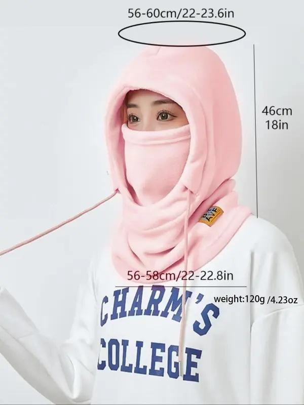 Unisex Street Trend Hooded Style Hat with Neck Gaiter, 2 in 1 Trendy Versatile Hooded Hat, 2025Trendy Balaclava Mask, All-match Accessories for Fall & Winter