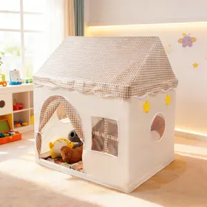 Kids' Toy Castle | Floral Play Tent | Secret Base & Sleep Tent | Outdoor Beach Toy | Unisex Holiday & Xmas/Halloween Gift | No Accessories