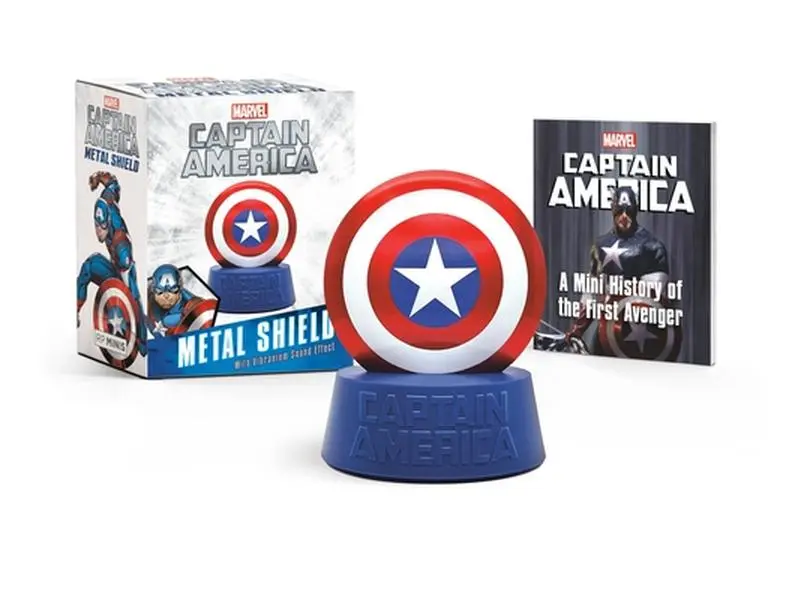 Marvel: Captain America Metal Shield: With Vibranium Sound Effect -- Robert K. Elder - Paperback