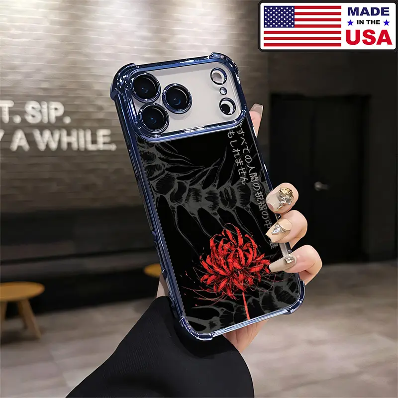 Anime Tokyo Ghoul Custom Casing - Cool Plating Aesthetic Soft Silicone TPU Full Body Protection Cover, Shockproof for iPhone 17/16/15/14/13/12 Plus Pro Max Ultra & Samsung 22/23/24/25 Plus Pro Max Ultra, Vintage Unique Fashion Cellphone Accessory