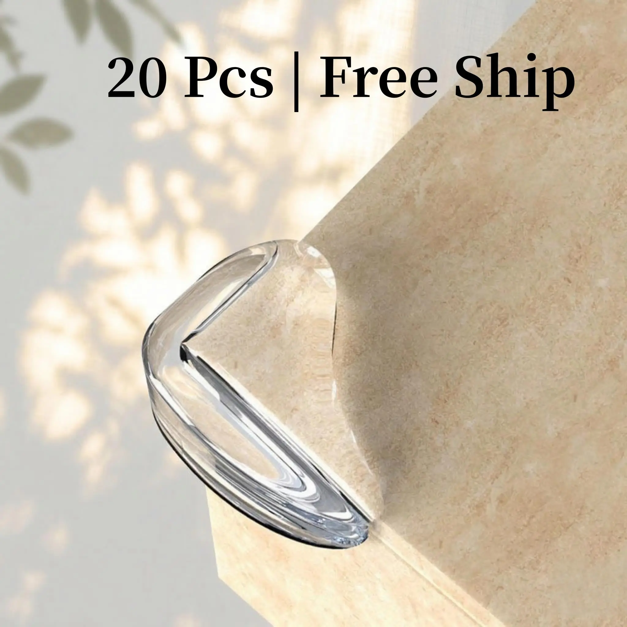20Pcs Teardrop Clear Corner Guards, Soft Edge Protective Covers for Sharp Furniture Corners