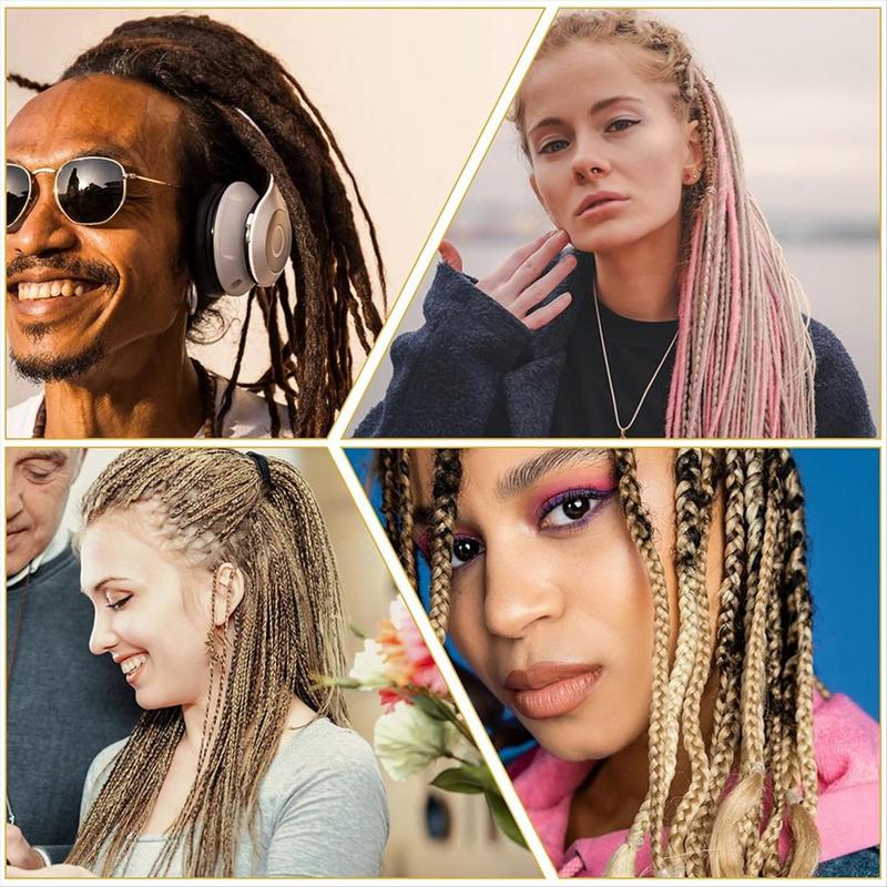 9Pcs Dreadlock Crochet Hook for Hair Loc Needle for Dreads Tool for Braid Craft Dread Locks Crochet Needles for Christmas New Year Home Use