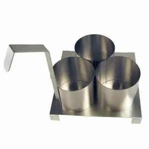 Paragon International 4025 Funnel Cake Mold Ring with Base Plate- 4.5 in.