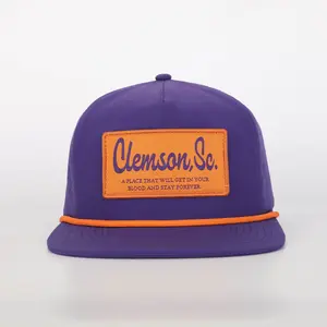 Clemson, SC Patch Hat with Rope