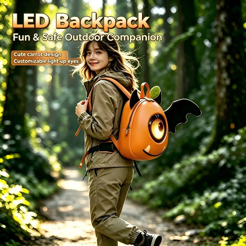 Stylish Smart Backpack with Bluetooth Connectivity and High-Definition Screen (Fashion Accessory)