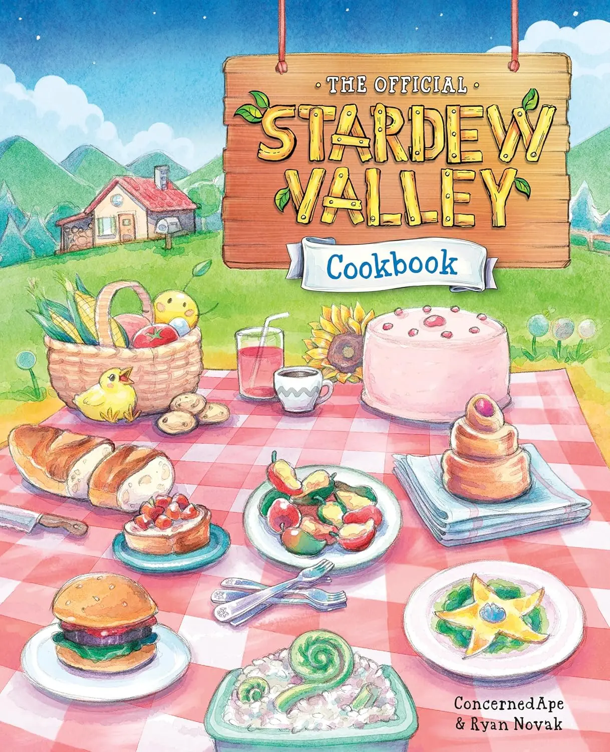 The Official Stardew Valley Cookbook - Hardcover Pancake-Focused Recipe Book with Stardew Valley Cuisine Content