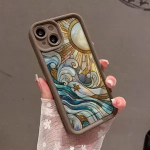 Feminine Soft Case suitable for iPhone11/12/13/14/15/16/pro/promax/plus/air Case wave pattern Durable, Ultra Slim, Cute and Practical | Lightweight Protective Case for Her