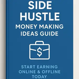 Side Hustle Money Making Ideas Guide - Start Earning Today Day Trading Beginners Investing for bill tracker