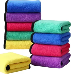 10-Pack Microfiber Cleaning Cloths – Super Soft Absorbent Dish Towels for Kitchen, Washing Dishes, Drying & Household Cleaning, Reusable Multi-Purpose Rags